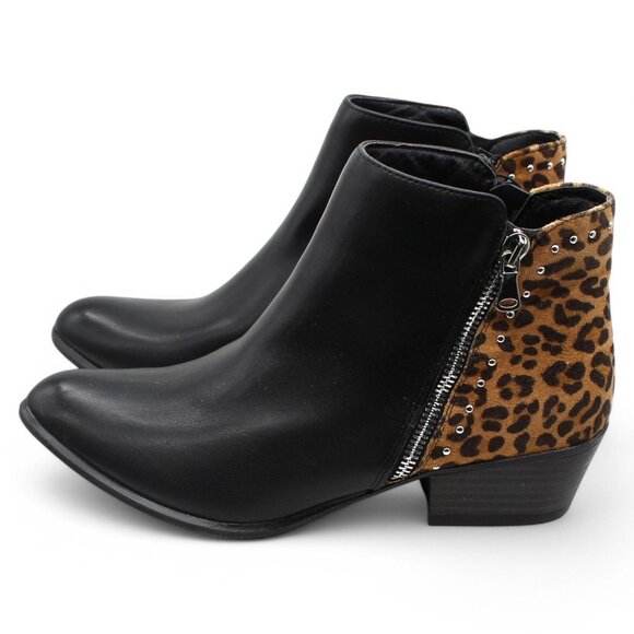 Esprit Tonya Ankle Boots, Black Leopard, Women's - Picture 6 of 8